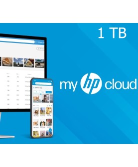 Hewlett Packard - myHPcloud Cloud Storage 1 TB NZ Key 